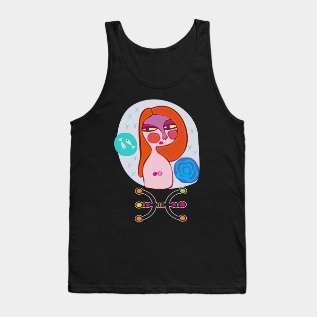 Pisces Zodiac Sign Tank Top by ZodiacSigns